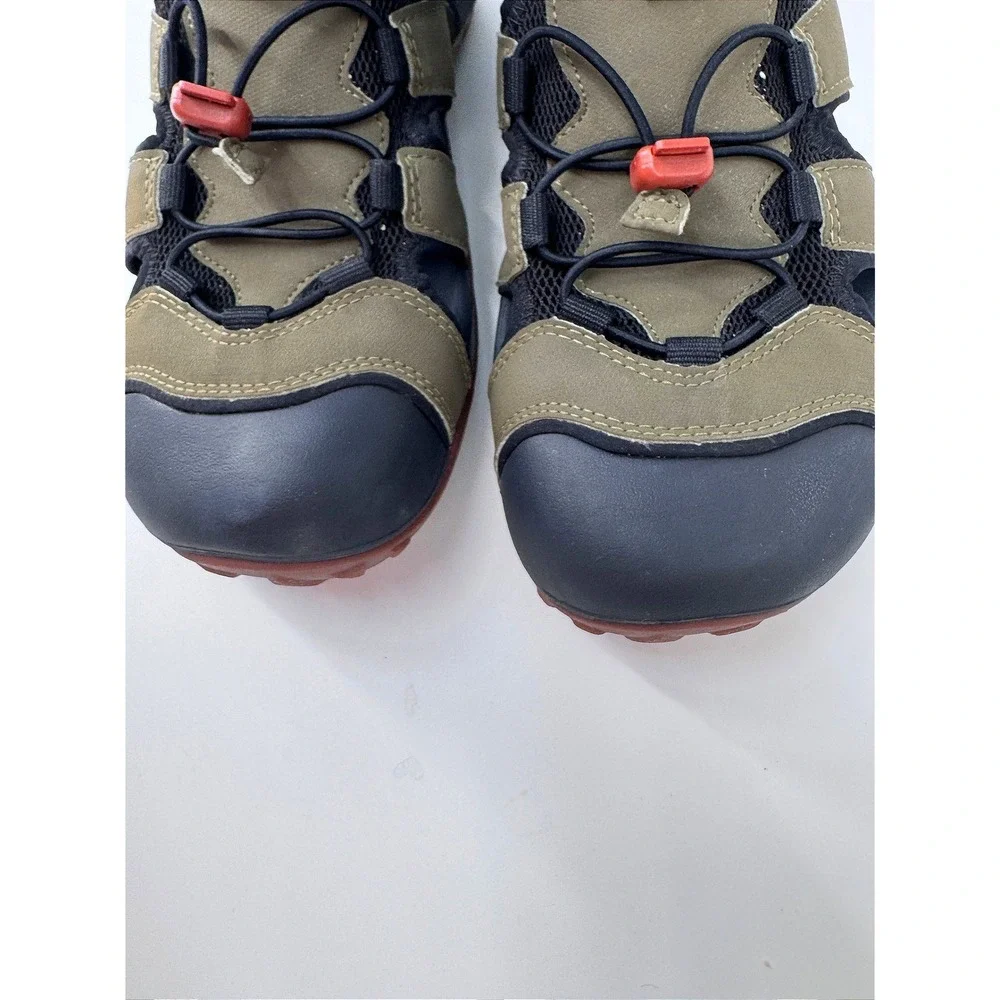 TEVA FLINTWOOD Sport Sandals Mens US 10 Water Hike Shoes Quick Dry Dark Olive